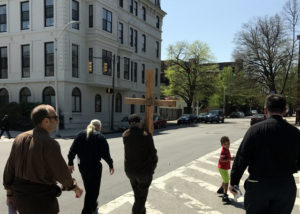 Stations of the Cross walk