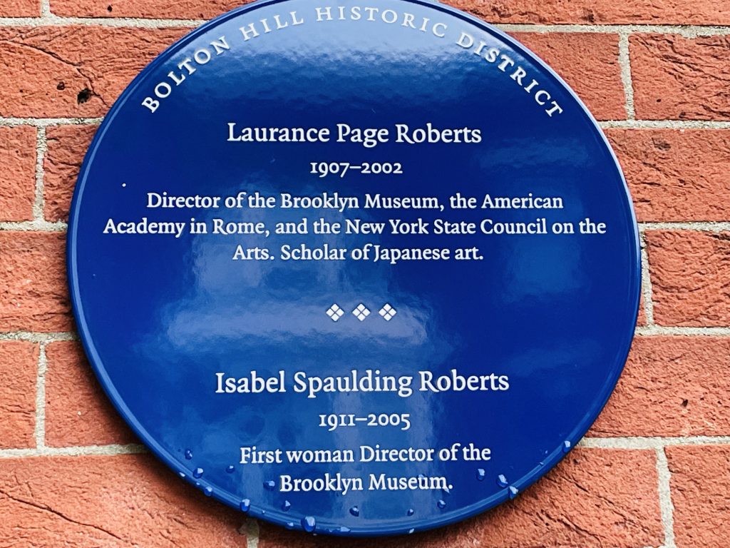 Blue Plaques Bolton Hill