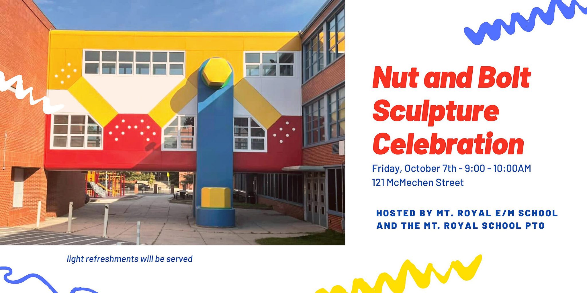 Mt. Royal school to dedicate refurbished ‘Nut and Bolt’ sculpture
